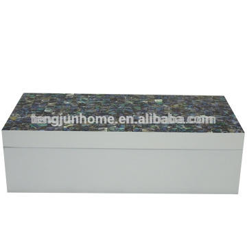 CP-AB Gran Nueva Zelanda Paua Shell Caja De Joyas Grandes